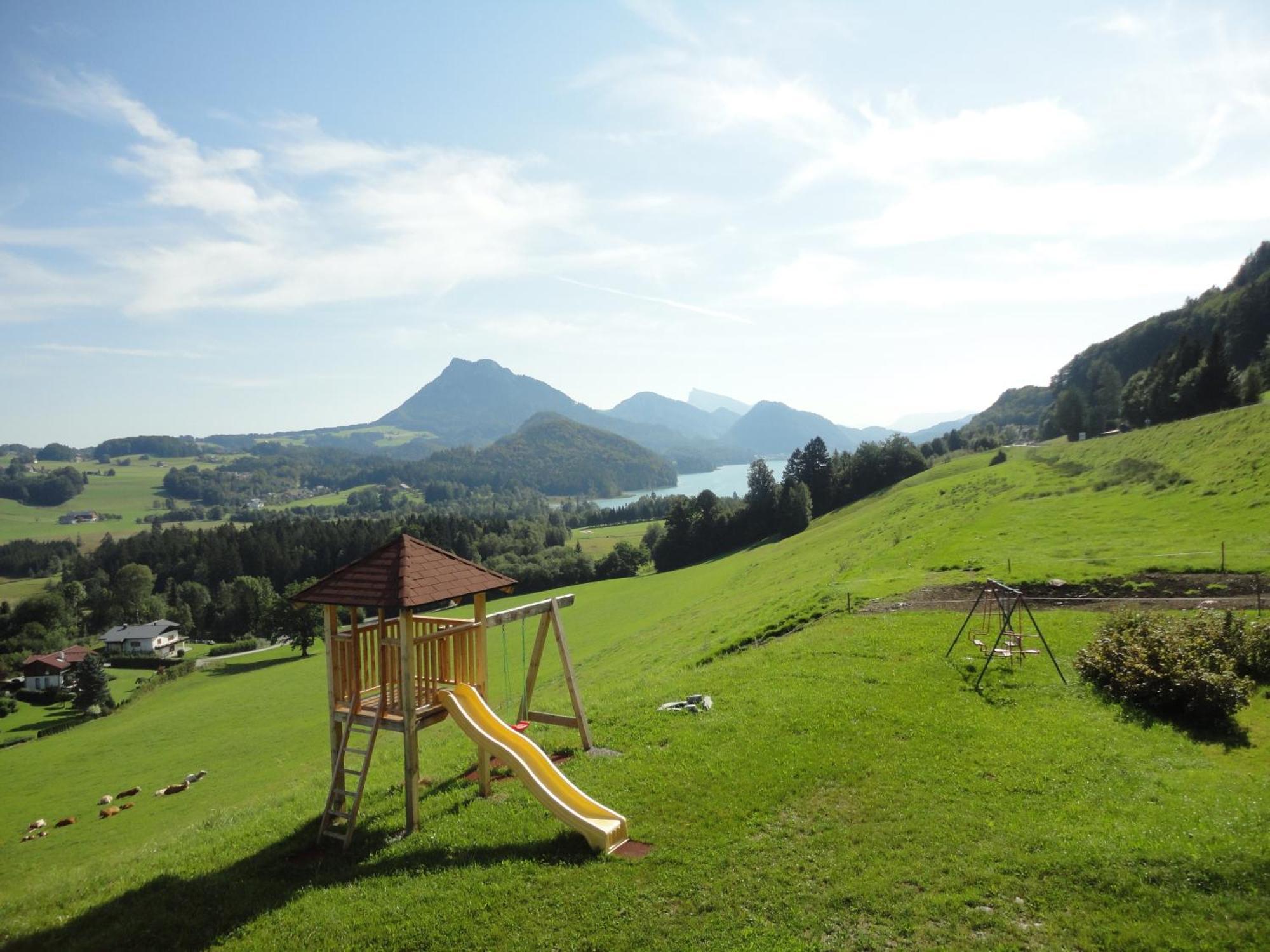 Bauernhof Strumegg Villa Hof bei Salzburg Esterno foto