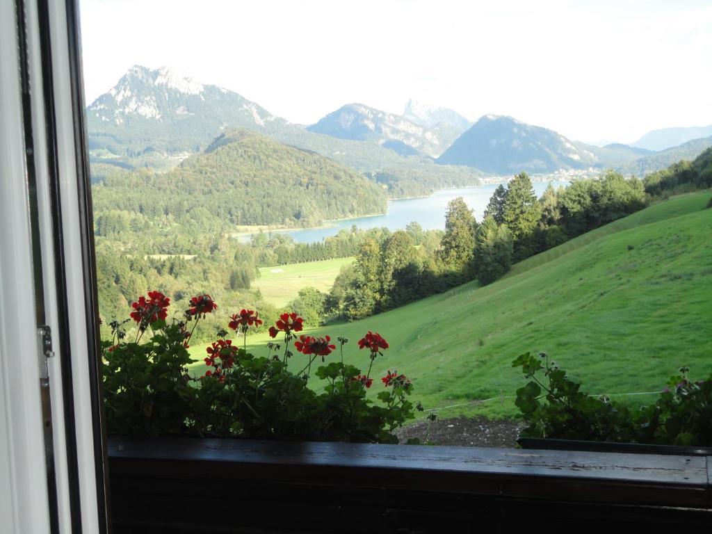 Bauernhof Strumegg Villa Hof bei Salzburg Camera foto